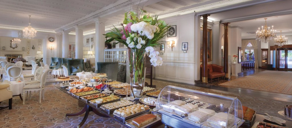 Mt Nelson's afternoon tea. Image courtesy of Belmond Mt Nelson