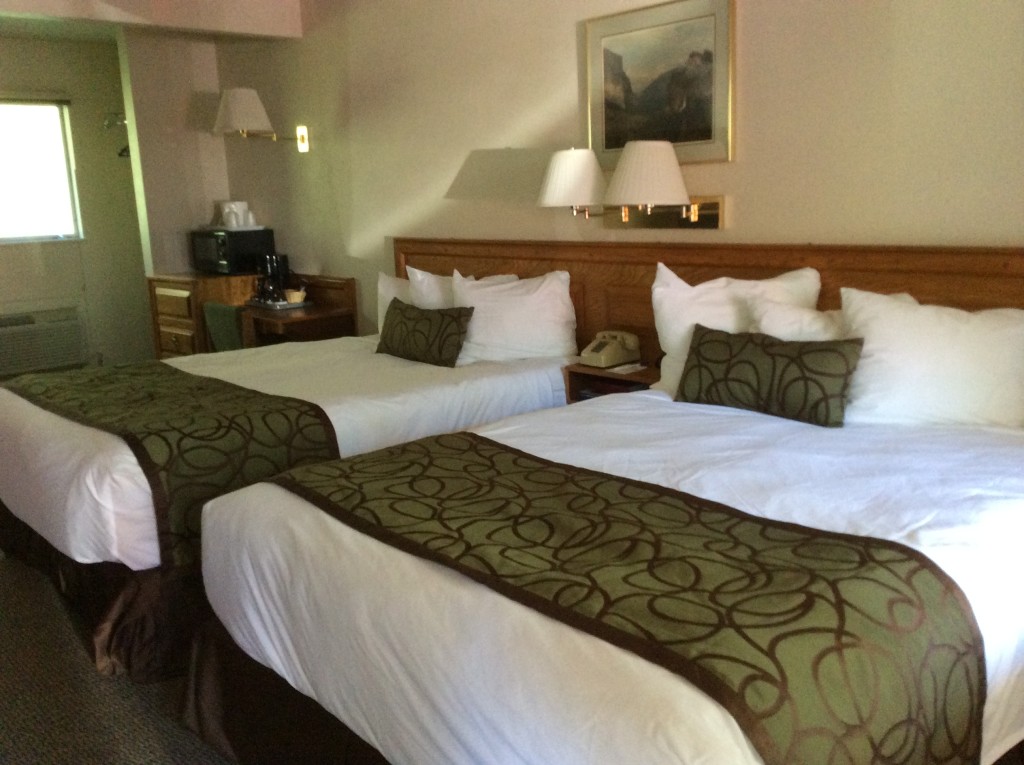 My room at Mariposa Lodge Hotel