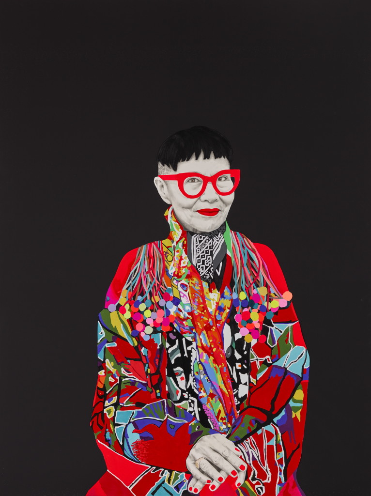 2015 Archibald Prize finalist Carla Fletcher Jenny Kee mixed media on linen 203 x 153.5 cm © the artist Photo: © AGNSW, Felicity Jenkins