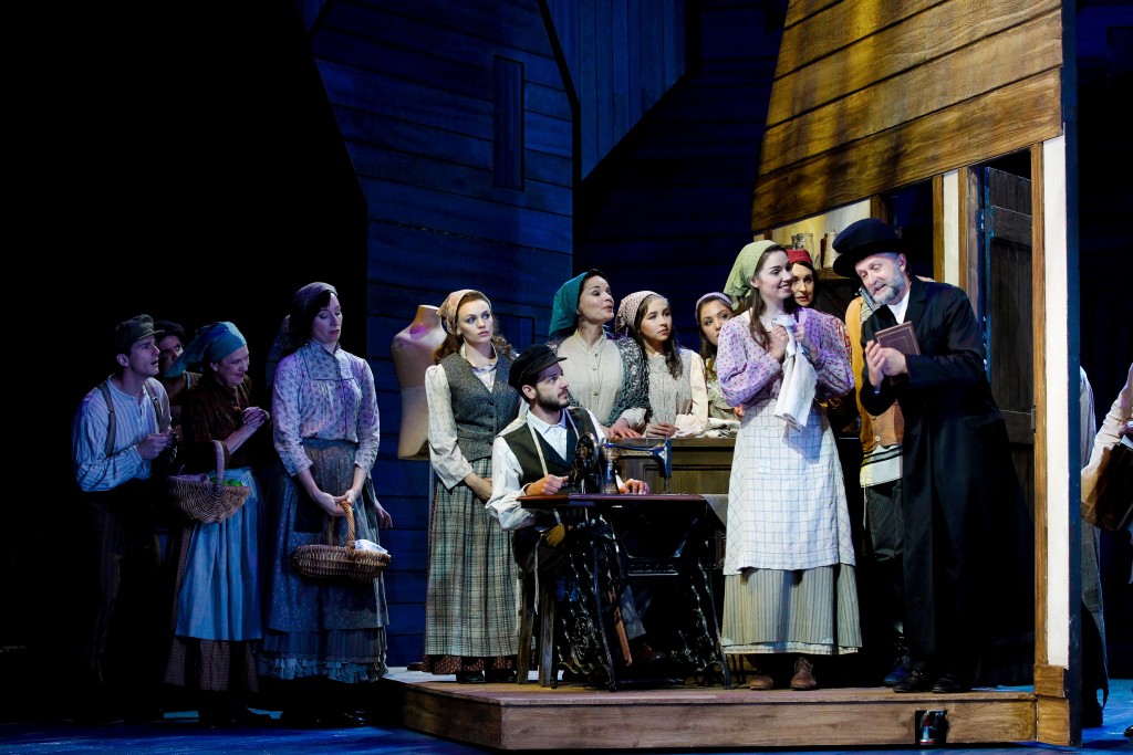 Some of the cast of Fiddler on the Roof.
