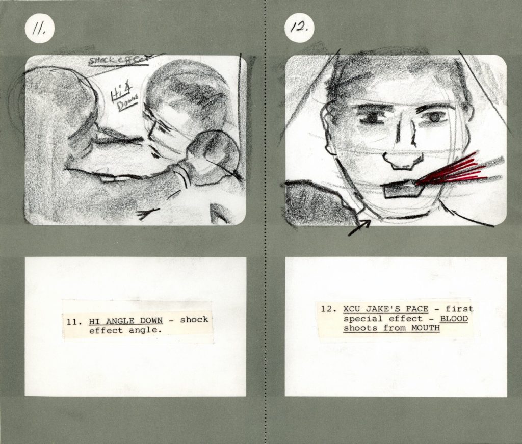 Storyboard by Martin Scorsese RAGING BULL, USA 1980 Source: Sikelia Productions, New York