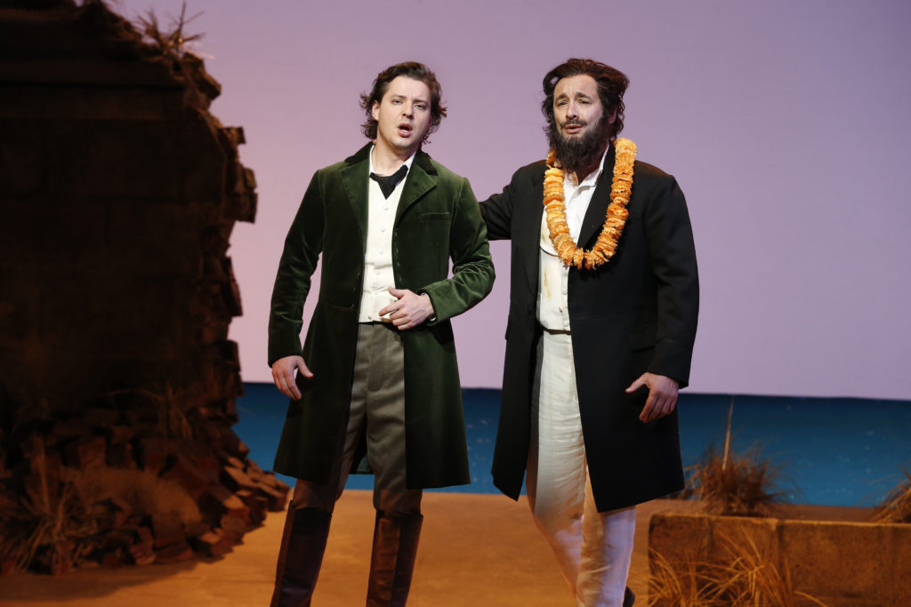 Dmitry Korchak and José Carbó in Opera Australia's The Pearlfishers.