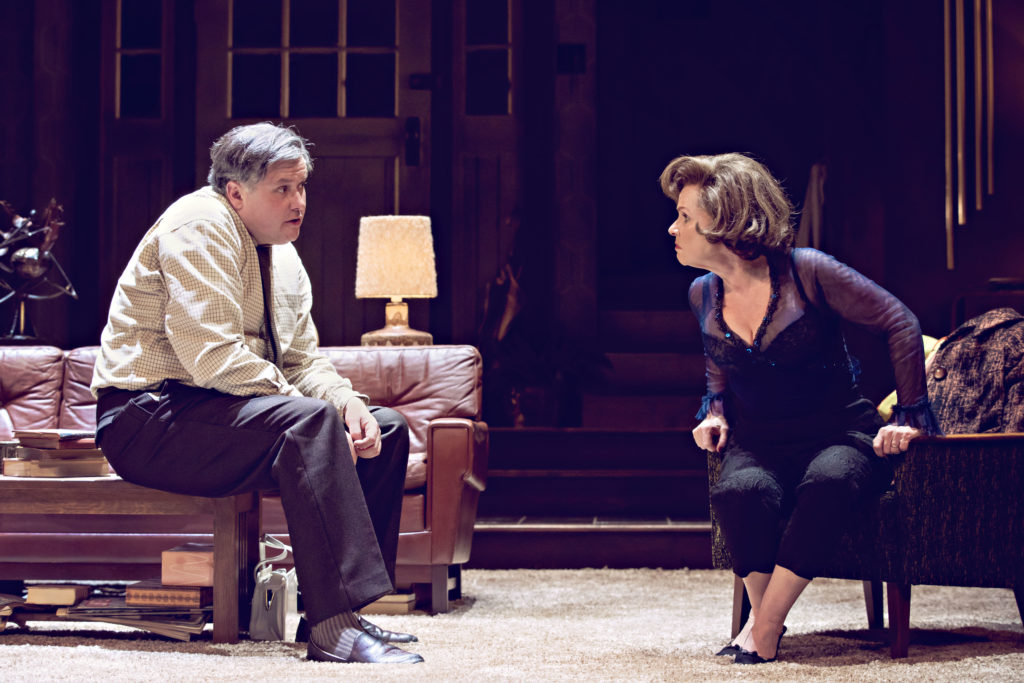 Conleth Hill and Imelda Staunton in ‘Who’s Afraid of Virginia Woolf?’ 