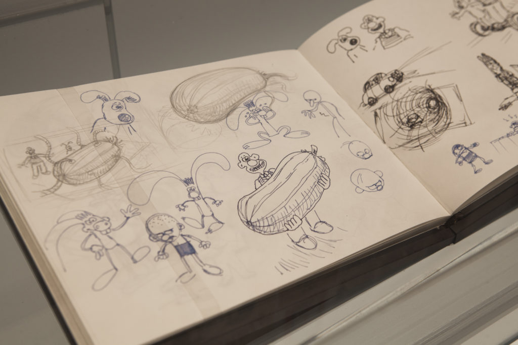 Drawings are one of the features of Wallace & Gromit and Friends: The Magic of Aardman.*