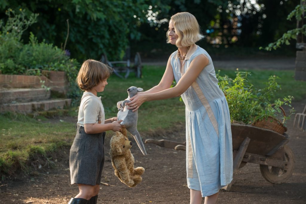 Will Tilston and Margot Robbie in Goodbye Christopher Robin