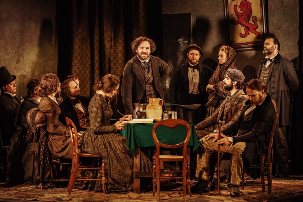 The cast of Young Marx.*