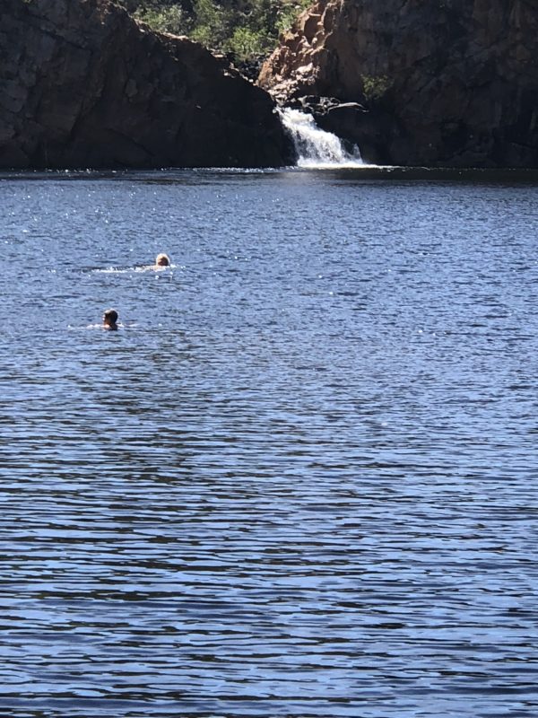 Swimming in Edith (Leliyn) Falls