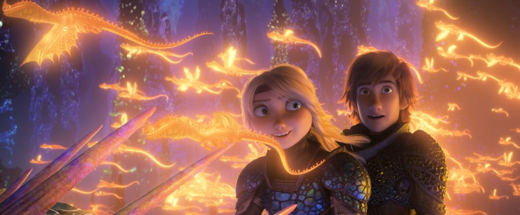 Astrid (America Ferrera) and Hiccup (Jay Baruchel) in DreamWorks Animation’s How To Train Your Dragon: 